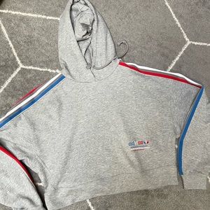 Adidas the brand with 3 stripes hoodie _women size:S